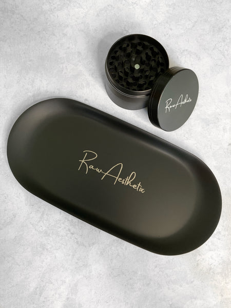 Black Rolling Tray Small Size